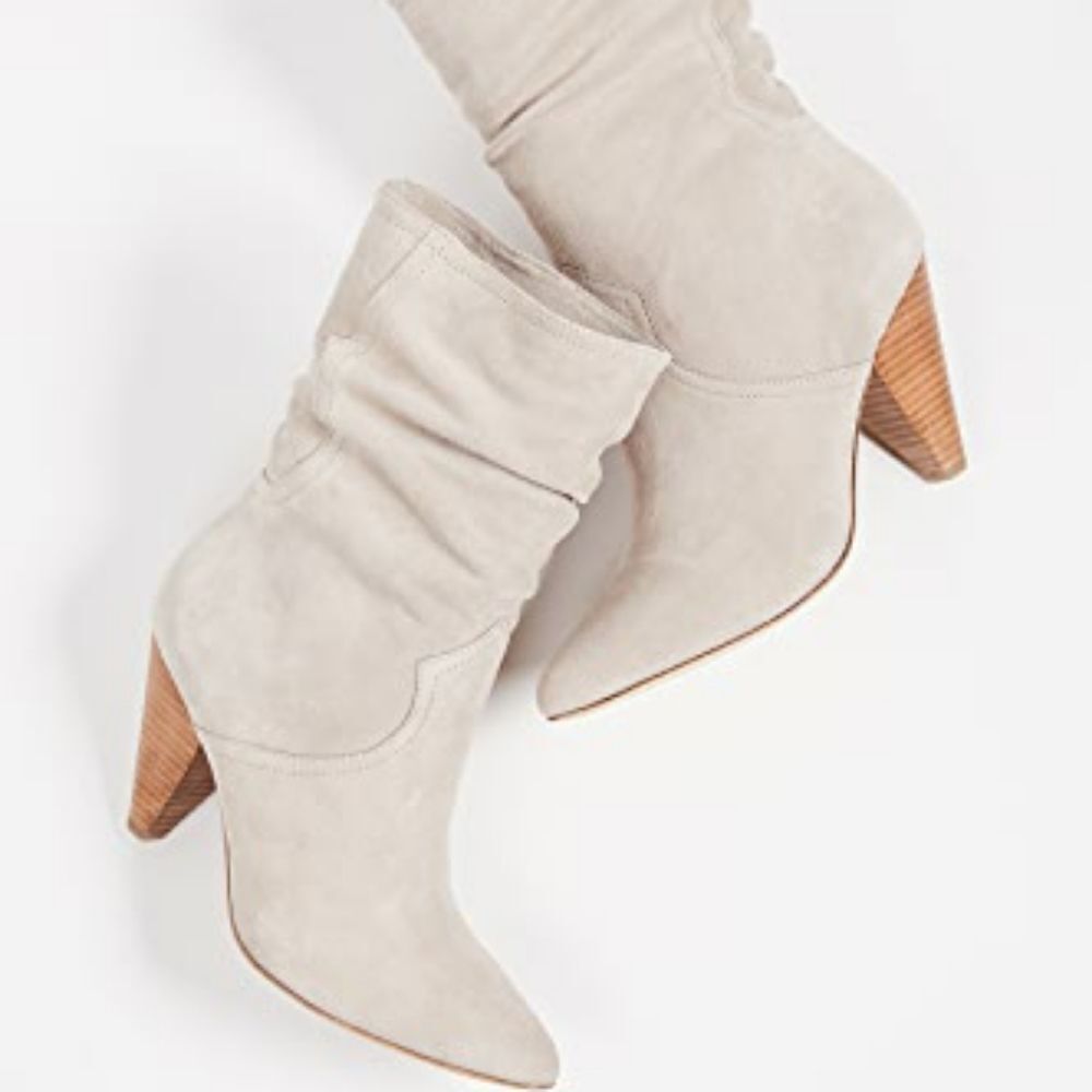 Joie‎ Gabbissy Slouch Suede Boot Sz 37.5 New